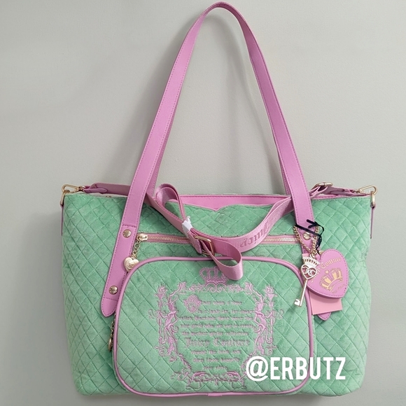 Juicy Couture Handbags - ❌SOLD❌Juicy Couture Quilted Tale Weekender Tote, XL Bag w/ Crossbody Strap